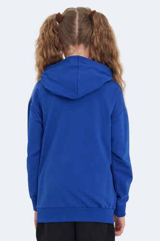 Slazenger LETTO Unisex Kids Sweatshirt Royal Blue - Thumbnail