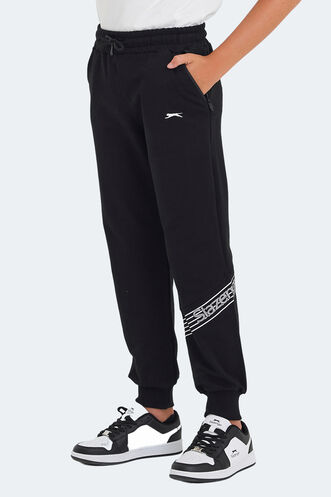 Slazenger - Slazenger LIKE Unisex Kids Sweatpants Black