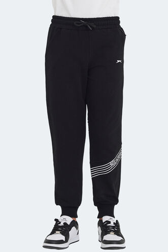 Slazenger LIKE Unisex Kids Sweatpants Black - Thumbnail