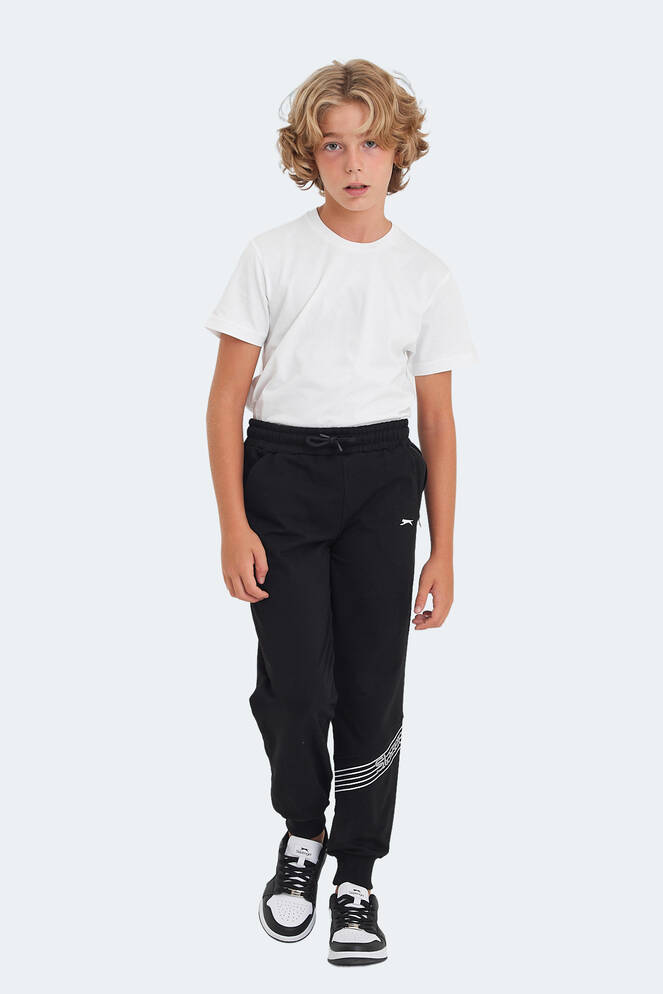 Slazenger LIKE Unisex Kids Sweatpants Black