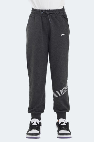 Slazenger LIKE Unisex Kids Sweatpants Dark Gray - Thumbnail