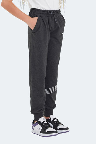 Slazenger LIKE Unisex Kids Sweatpants Dark Gray - Thumbnail