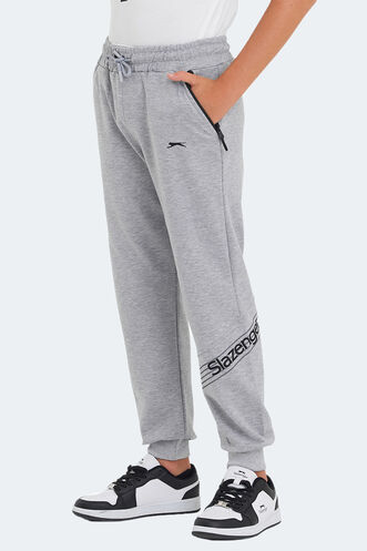 Slazenger LIKE Unisex Kids Sweatpants Stone Gray - Thumbnail