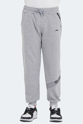 Slazenger LIKE Unisex Kids Sweatpants Stone Gray - Thumbnail