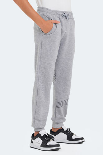 Slazenger LIKE Unisex Kids Sweatpants Stone Gray - Thumbnail