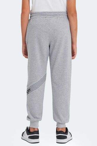 Slazenger LIKE Unisex Kids Sweatpants Stone Gray - Thumbnail