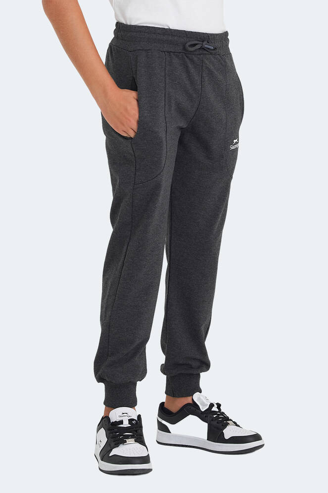 Slazenger LINE Unisex Çocuk Eşofman Altı Koyu Gri