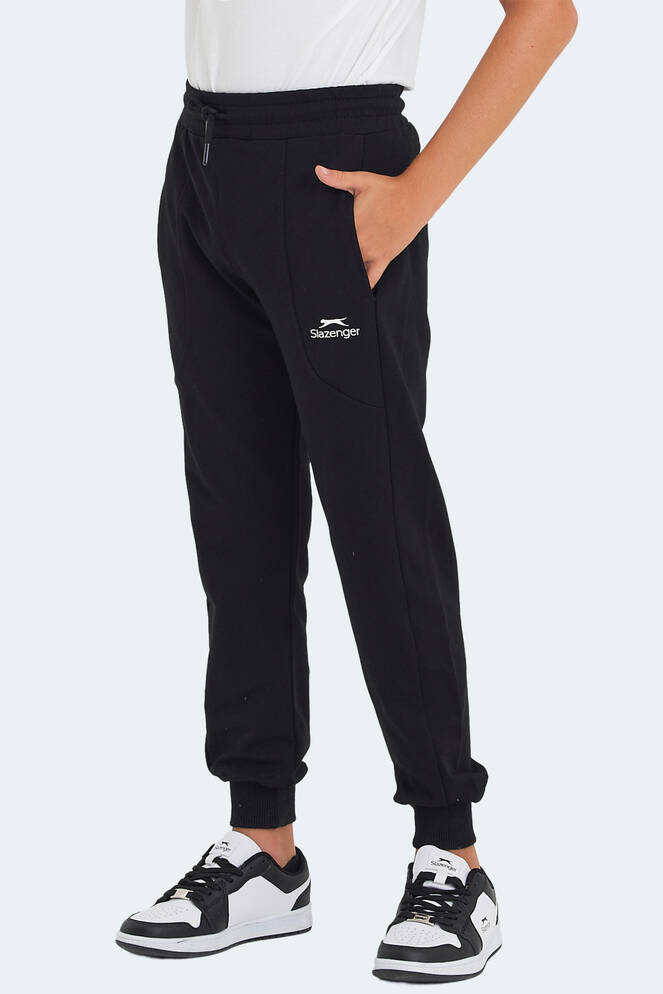 Slazenger LINE Unisex Çocuk Eşofman Altı Siyah