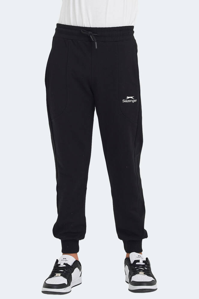 Slazenger LINE Unisex Çocuk Eşofman Altı Siyah