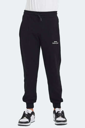 Slazenger LINE Unisex Kids Sweatpants Black - Thumbnail