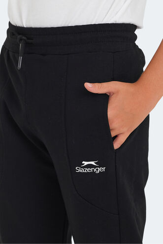 Slazenger LINE Unisex Kids Sweatpants Black - Thumbnail