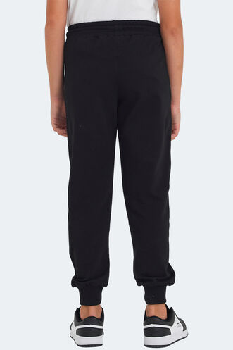 Slazenger LINE Unisex Kids Sweatpants Black - Thumbnail