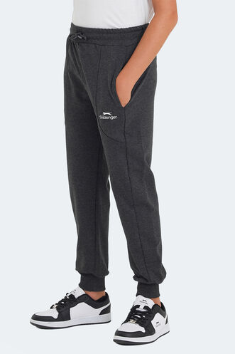 Slazenger - Slazenger LINE Unisex Kids Sweatpants Dark Gray