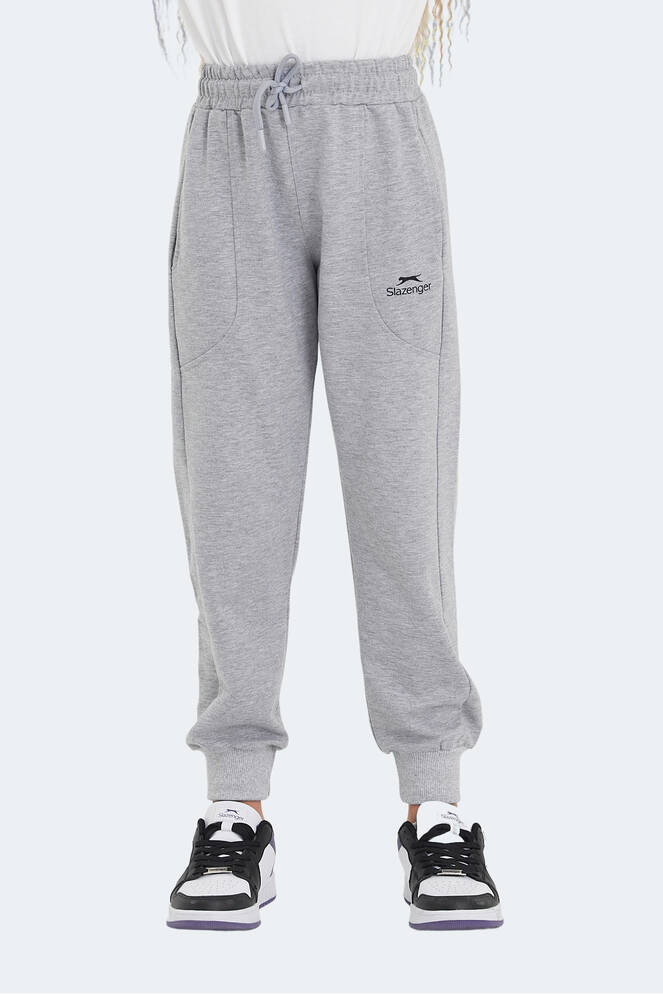 Slazenger LINE Unisex Kids Sweatpants Stone Gray