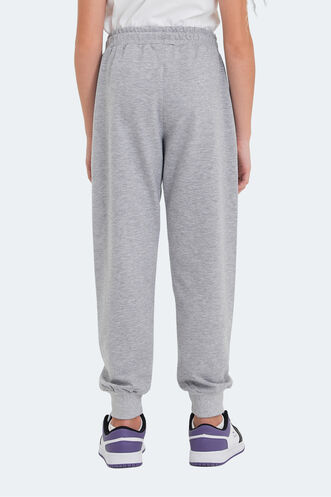 Slazenger LINE Unisex Kids Sweatpants Stone Gray - Thumbnail