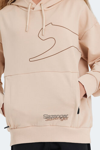 Slazenger LINK Unisex Çocuk Sweatshirt Camel - Thumbnail