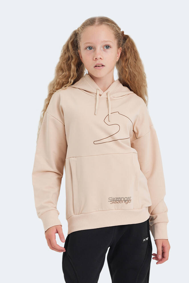 Slazenger LINK Unisex Kids Sweatshirt Camel