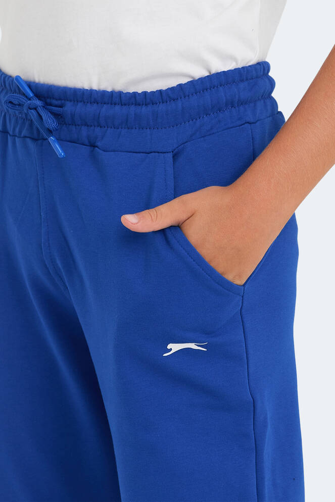 Slazenger LIVE Unisex Çocuk Eşofman Altı Saks Mavi