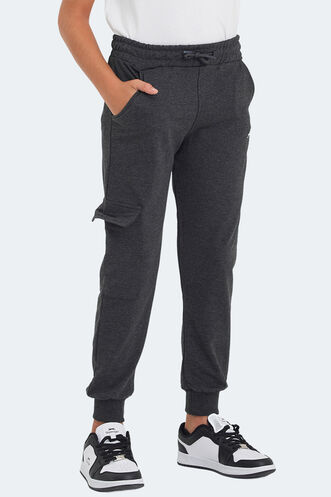 Slazenger LIVE Unisex Kids Sweatpants Dark Gray - Thumbnail