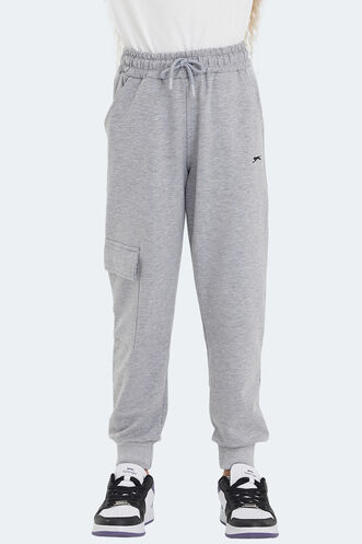 Slazenger LIVE Unisex Kids Sweatpants Stone Gray - Thumbnail