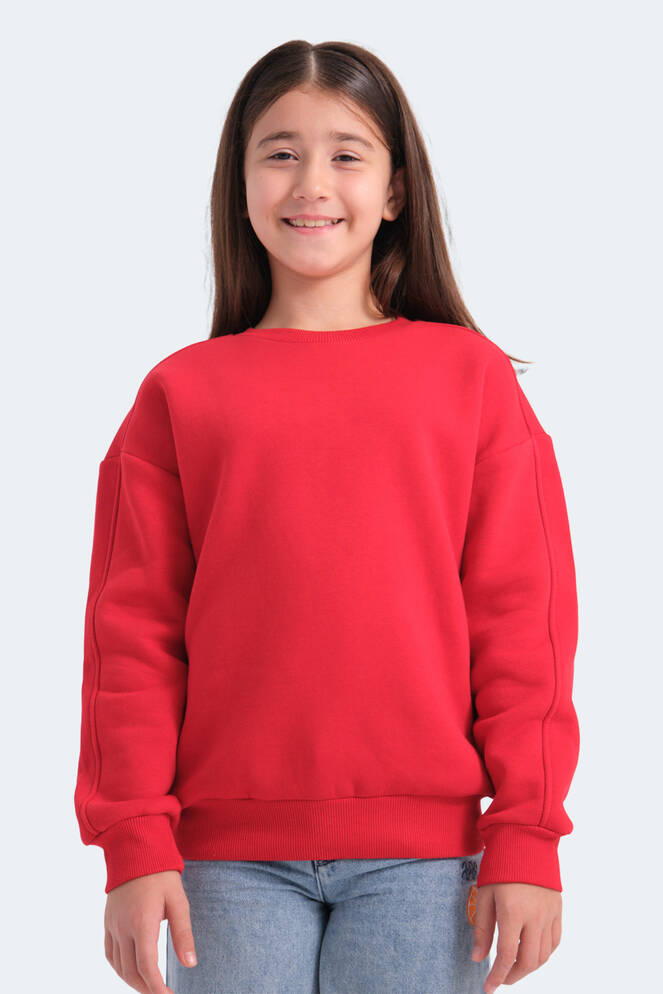 Slazenger LOGAN Girls' Sweatshirt Red