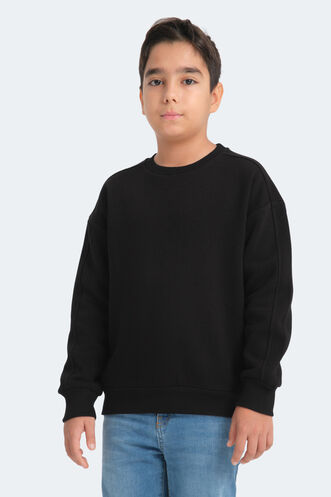 Slazenger - Slazenger LOGAN Unisex Kids Sweatshirt Black