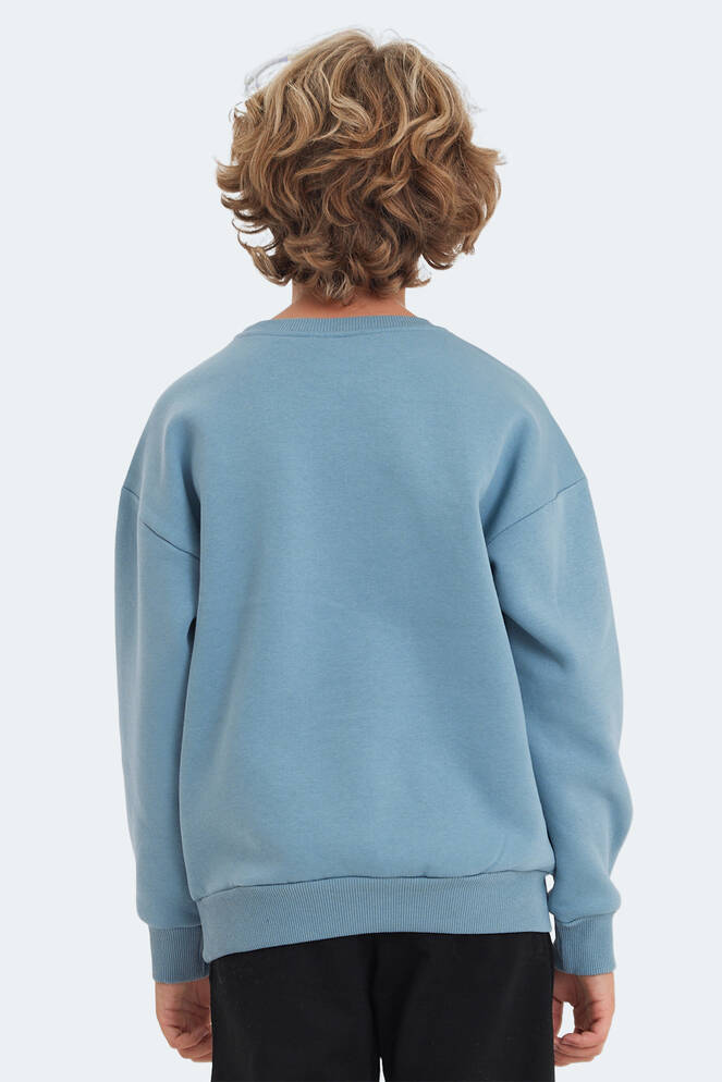 Slazenger LOGAN Unisex Kids Sweatshirt Blue