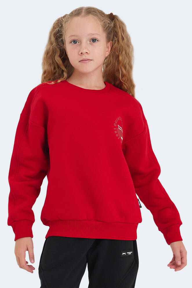 Slazenger LONE Girls' Sweatshirt Red