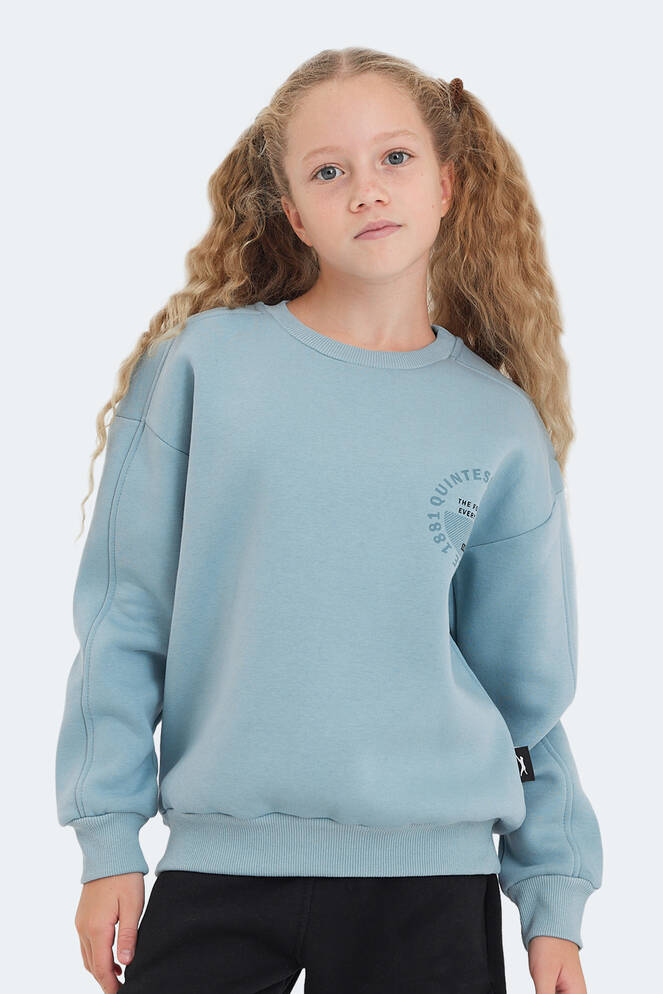 Slazenger LONE Unisex Kids Sweatshirt Blue