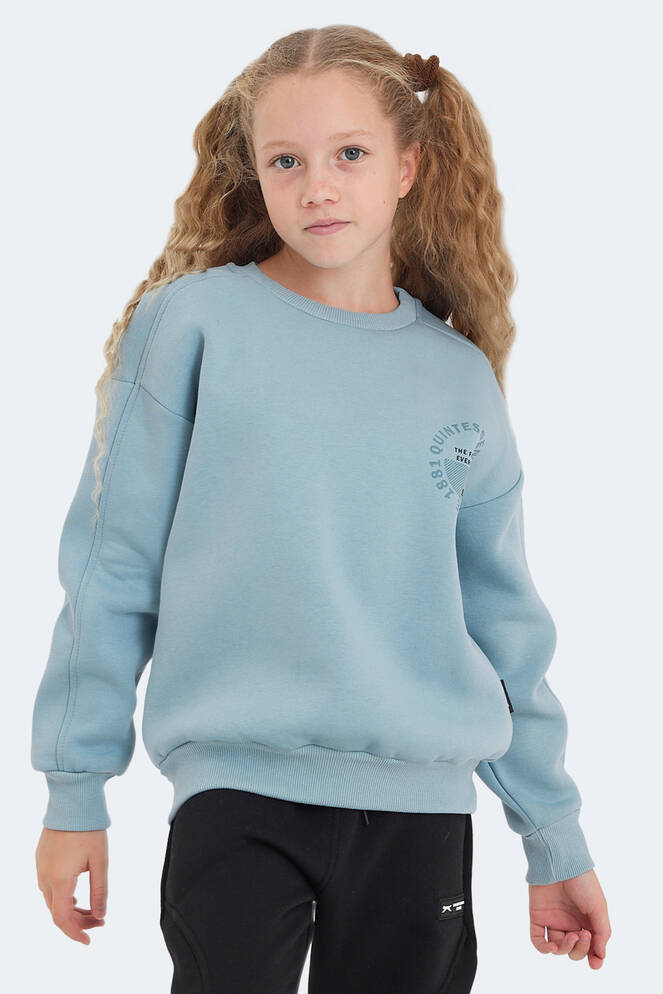 Slazenger LONE Unisex Kids Sweatshirt Blue