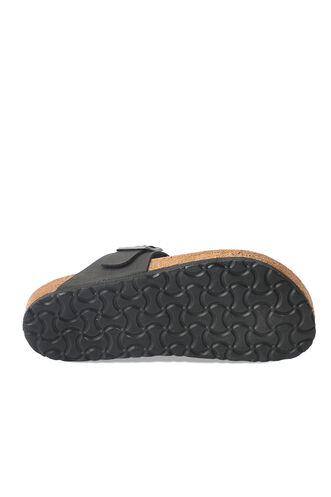 Slazenger LUKE Unisex Slippers Black Nubuck - Thumbnail