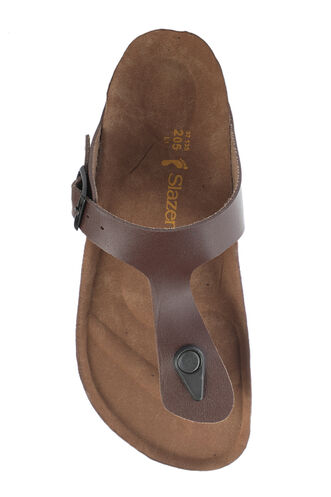 Slazenger LUKE Women's Slippers Brown - Thumbnail