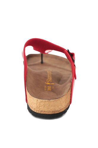 Slazenger LUKE Women's Slippers Red Patent - Thumbnail