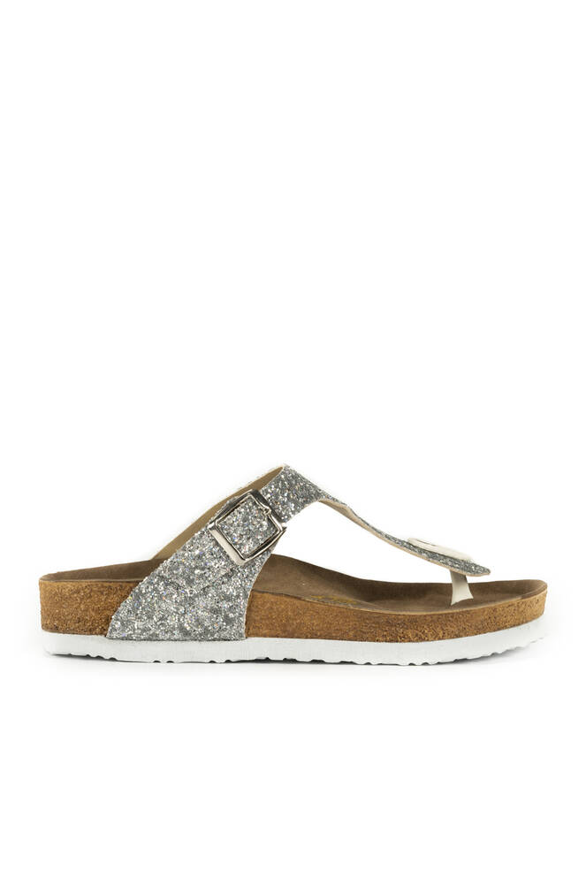 Slazenger LUKE Women's Slippers Silver Glitter