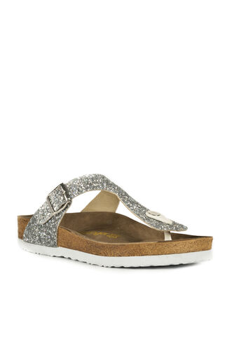 Slazenger LUKE Women's Slippers Silver Glitter - Thumbnail