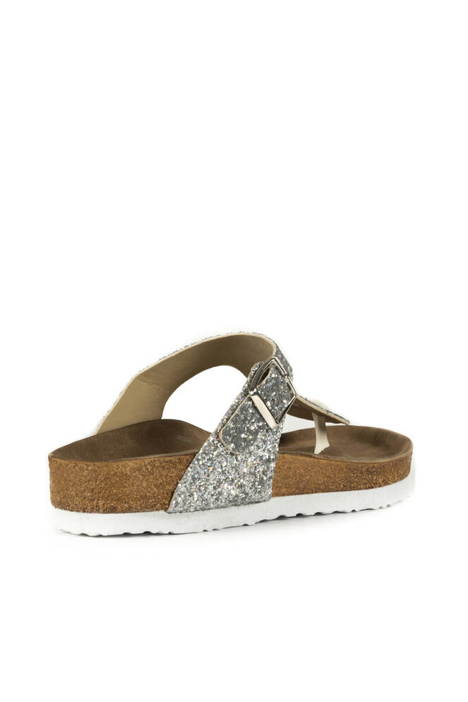 Slazenger LUKE Women's Slippers Silver Glitter