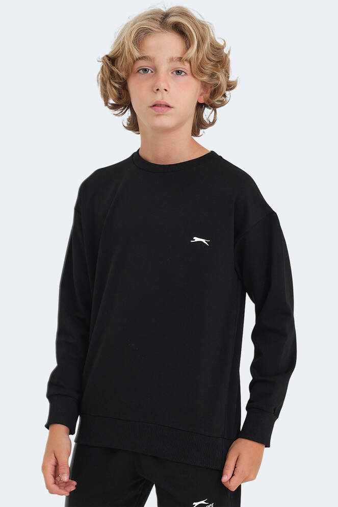 Slazenger LUPPA Unisex Kids Sweatshirt Black