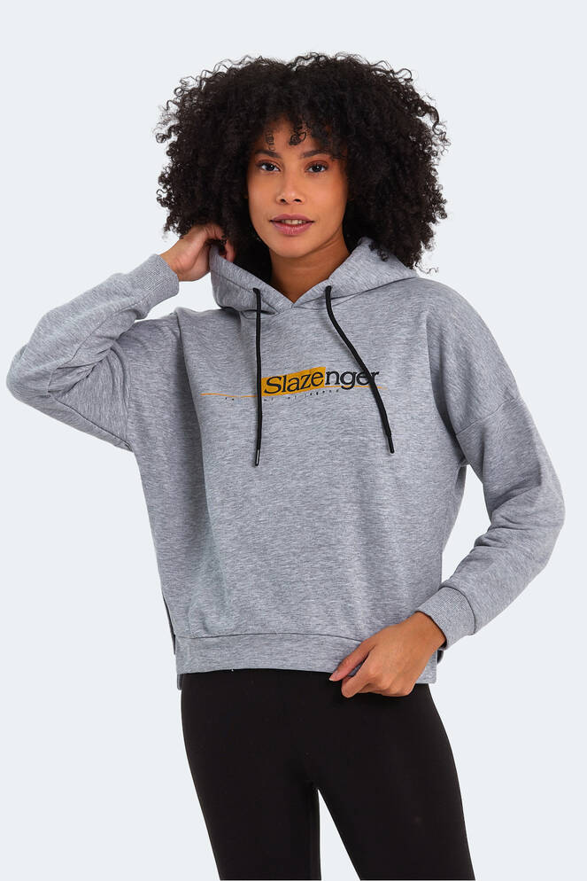 Slazenger MAGNET Kadın Sweatshirt Gri