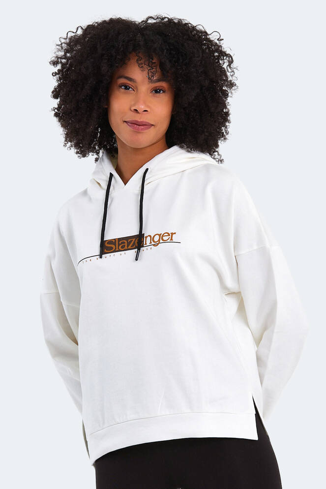 Slazenger MAGNET Kadın Sweatshirt Krem