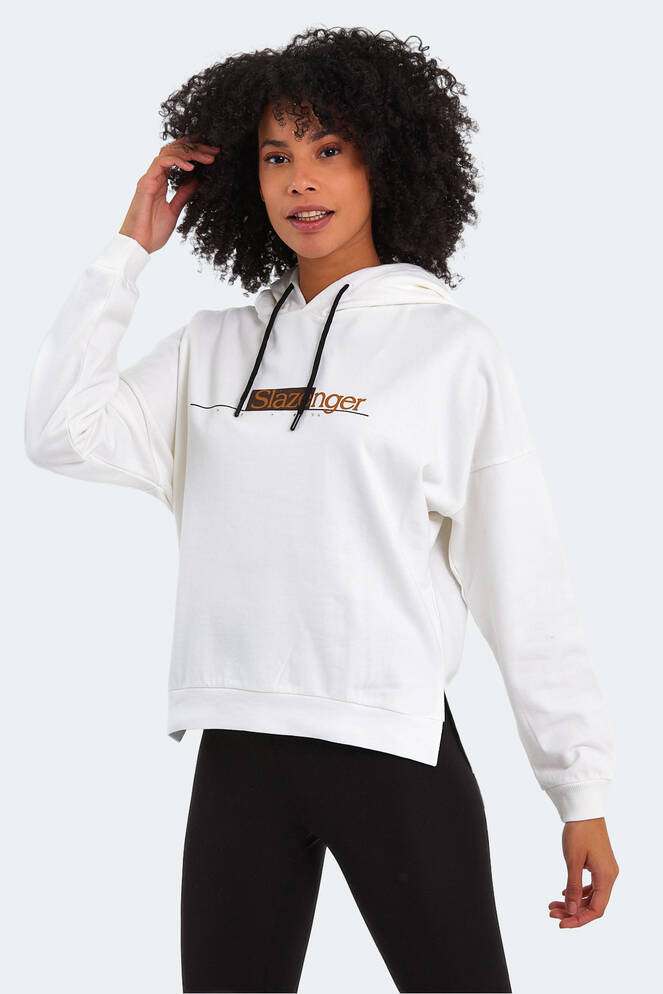 Slazenger MAGNET Kadın Sweatshirt Krem