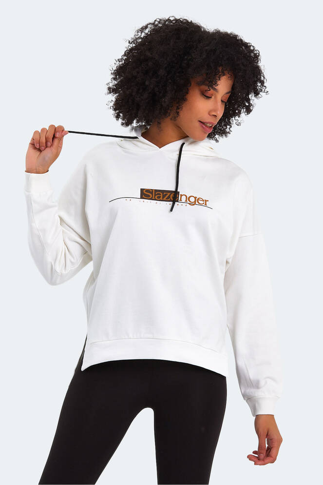 Slazenger MAGNET Kadın Sweatshirt Krem