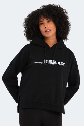 Slazenger MAGNET Women's Sweatshirt Black - Thumbnail