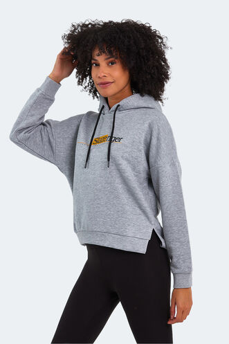 Slazenger MAGNET Women's Sweatshirt Gray - Thumbnail