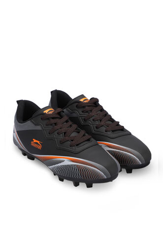 Slazenger MARCELL KRP Football Boy Child Cleats Shoes Black - Orange - Thumbnail