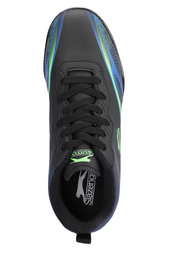 Slazenger MARCELL HS Football Men's Indoor Soccer Shoes Black - Green - Thumbnail