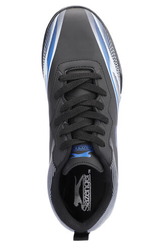 Slazenger MARCELL HS Football Men's Indoor Soccer Shoes Black - White - Thumbnail