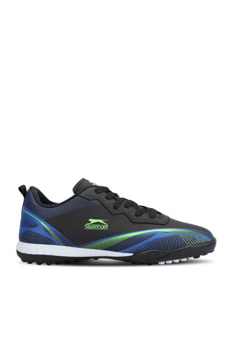 Slazenger - Slazenger MARCELL HS Football Boy Kids Indoor Soccer Shoes Black - Green