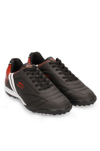 Slazenger MARK HS Football Men's Indoor Soccer Shoes Black - White - Red - Thumbnail