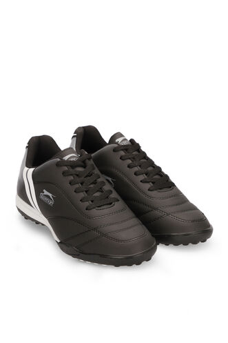 Slazenger MARK HS Football Boys Indoor Soccer Shoes Black - White - Thumbnail