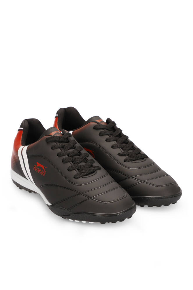 Slazenger MARK HS Football Boys Indoor Soccer Shoes Black - White - Red